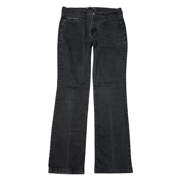 Levi’s 505 Straight Leg High Rise Jeans Black Womens 10 - Picture 1 of 6